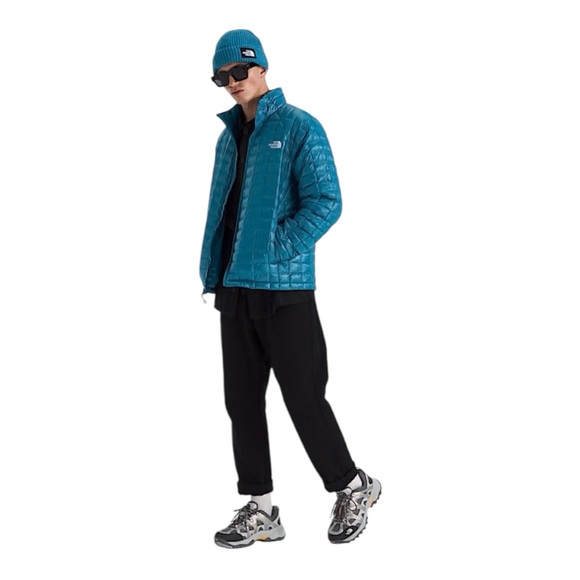 The North Face NWT Men’s THERMOBALL™ Jacket Dusk Blue men’s medium TNF Puffer - Picture 3 of 10